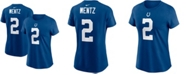 Nike Women's Carson Wentz Royal Indianapolis Colts Name Number T-shirt